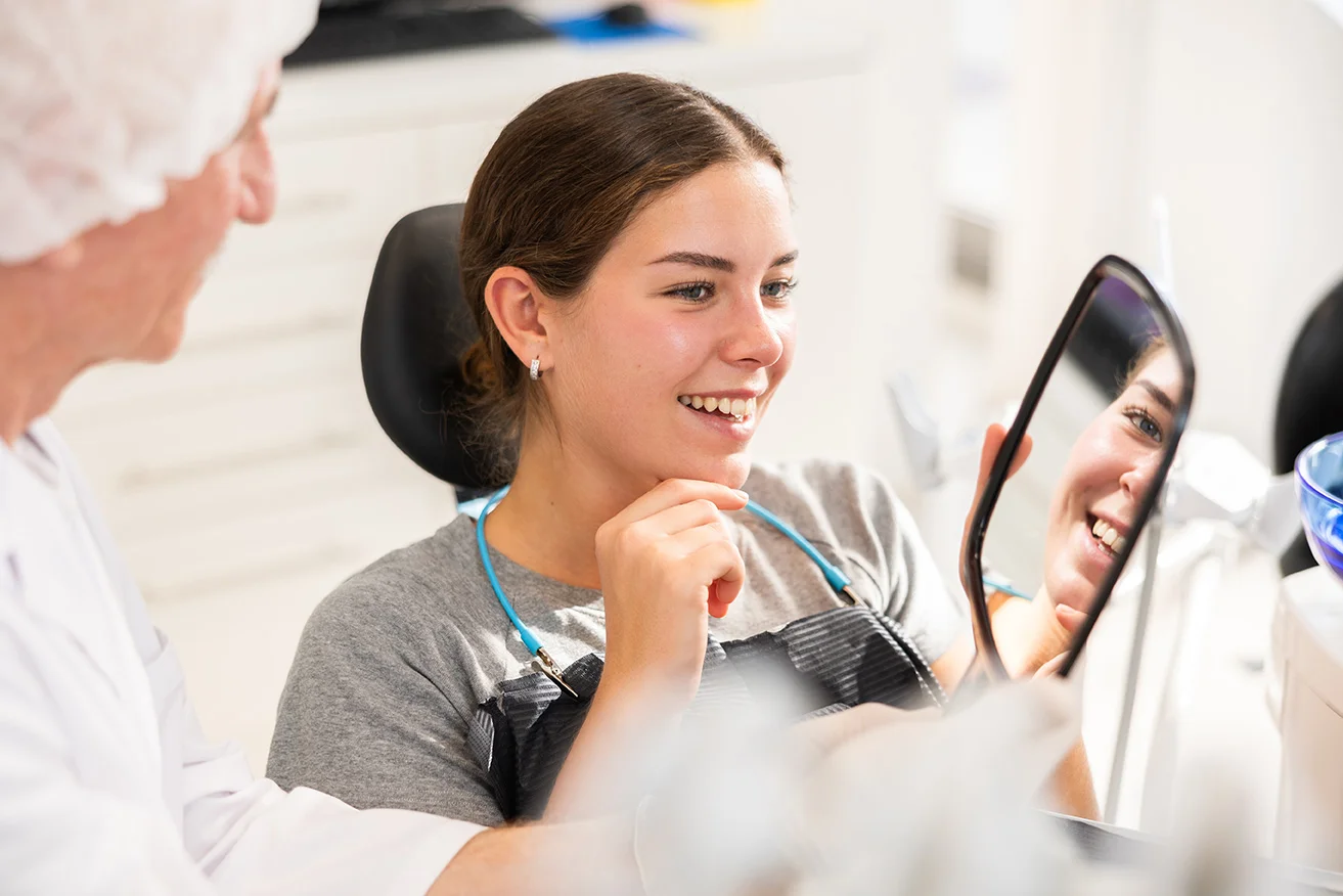 Welcoming dental treatment room at Anamosa Dental Associates